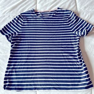 Biden Stripe Navy & White T-shirt